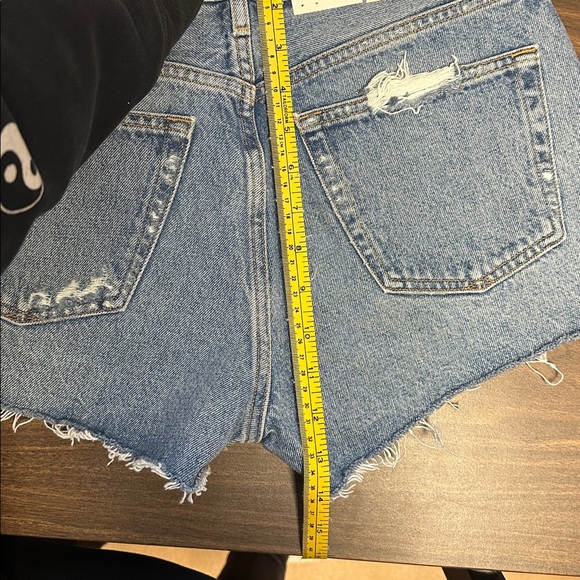 Agolde Organic Cotton Denim Shorts - Picture 12 of 13